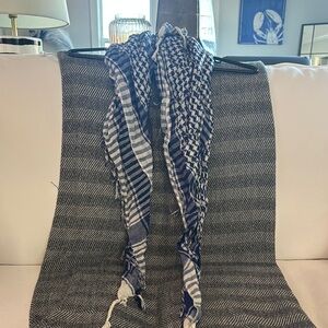 Blue/purple scarf from France.